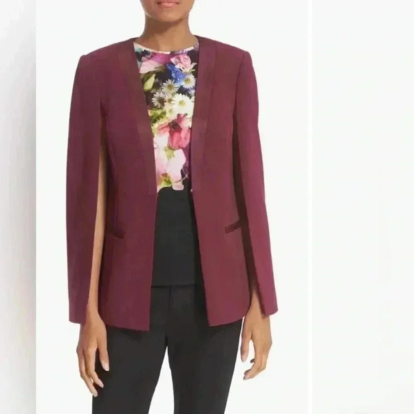 Ted Baker London Jackets & Blazers - Ted Baker London Maggyy Ottoman Cape Blazer Size 3 medium)